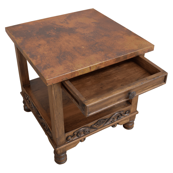 End Table Du Pont 6 etbl23e-6 - Jorge Kurczyn Furniture