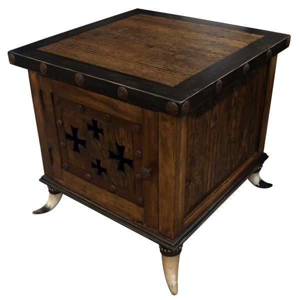 End Table Cruzada vaquera etbl33-5 - Jorge Kurczyn Furniture