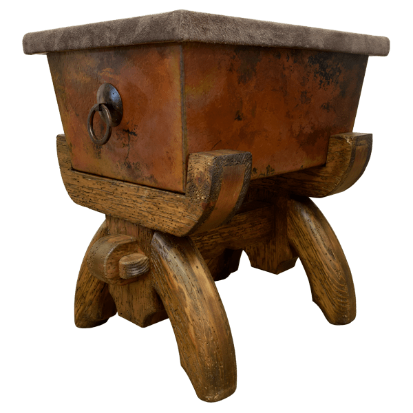 End Table Cofre 5 etbl76d-2 - Jorge Kurczyn Furniture