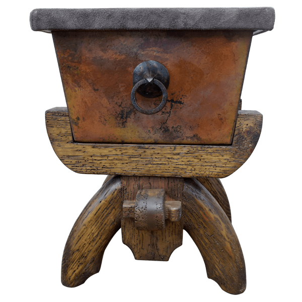 End Table Cofre 5 etbl76d-3 - Jorge Kurczyn Furniture