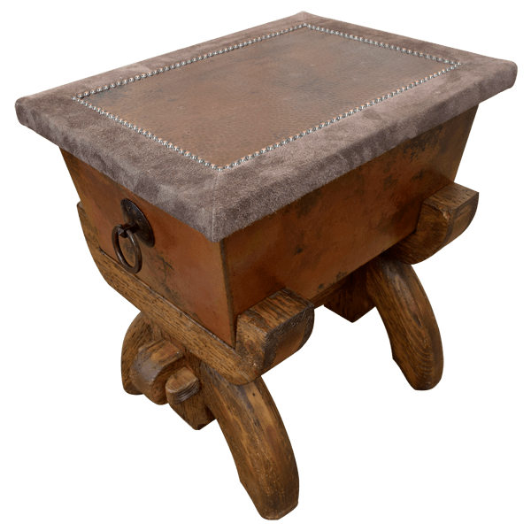 End Table Cofre 5 etbl76d-4 - Jorge Kurczyn Furniture