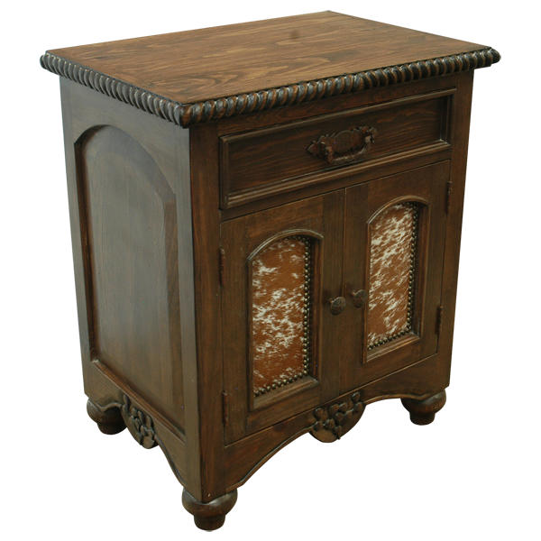 End Table Cow Doors etbl85-2 - Jorge Kurczyn Furniture