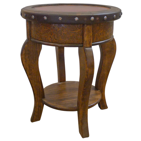 End Table Copper Drum etbl92-1 - Jorge Kurczyn Furniture