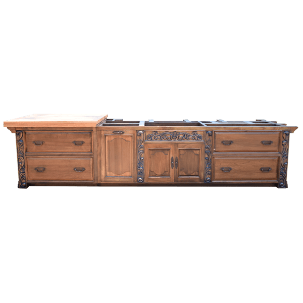 Kitchen Cabinet  kcab03-1 - Jorge Kurczyn Furniture