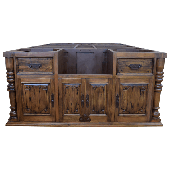 Kitchen Cabinet  kcab04-3 - Jorge Kurczyn Furniture