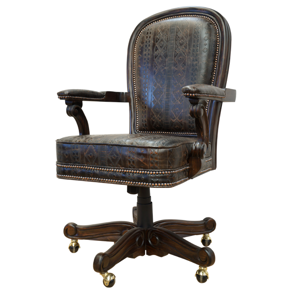 Office Chair Santa Fe 2 Office Ranch offchr06d-2 - Jorge Kurczyn Furniture