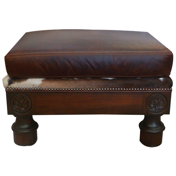 Ottoman Duque 2 otm01a-1 - Jorge Kurczyn Furniture