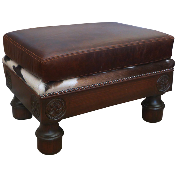 Ottoman Duque 2 otm01a-2 - Jorge Kurczyn Furniture