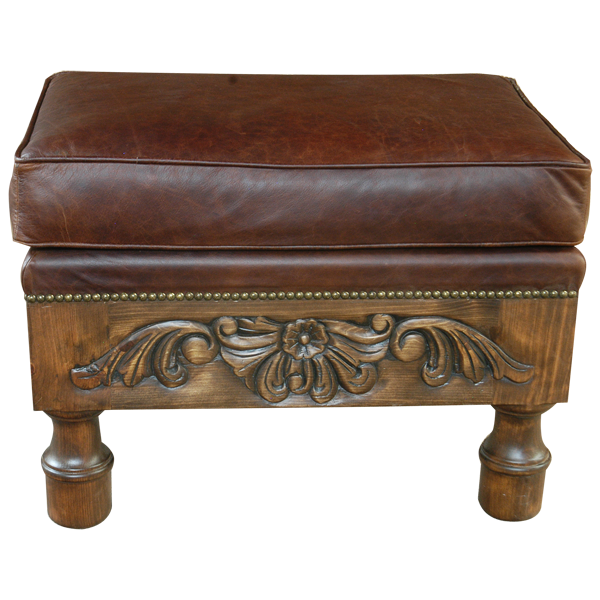 Ottoman Duque 3 otm01b-1 - Jorge Kurczyn Furniture