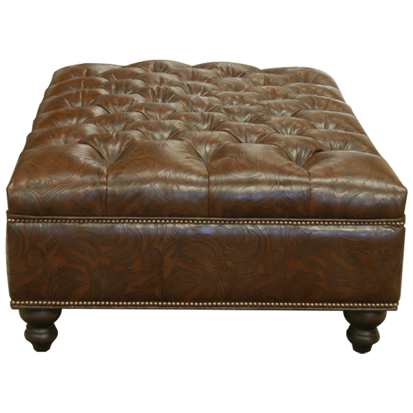 Ottoman El Reposo 2 otm02a-3 - Jorge Kurczyn Furniture