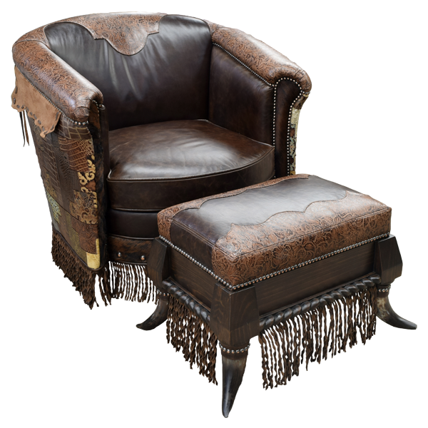 Ottoman Santa Klara 3 otm09b-4 - Jorge Kurczyn Furniture