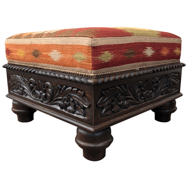 Ottoman Caricia 3 otm10b-2 - Jorge Kurczyn Furniture