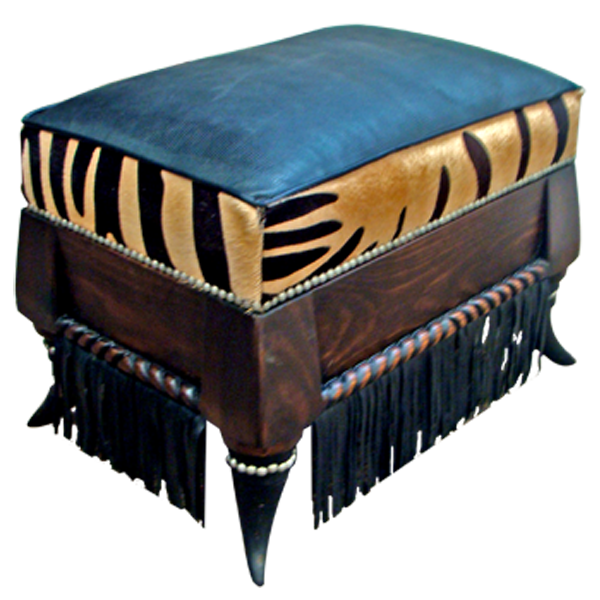 Ottoman Zebra otm12-1 - Jorge Kurczyn Furniture
