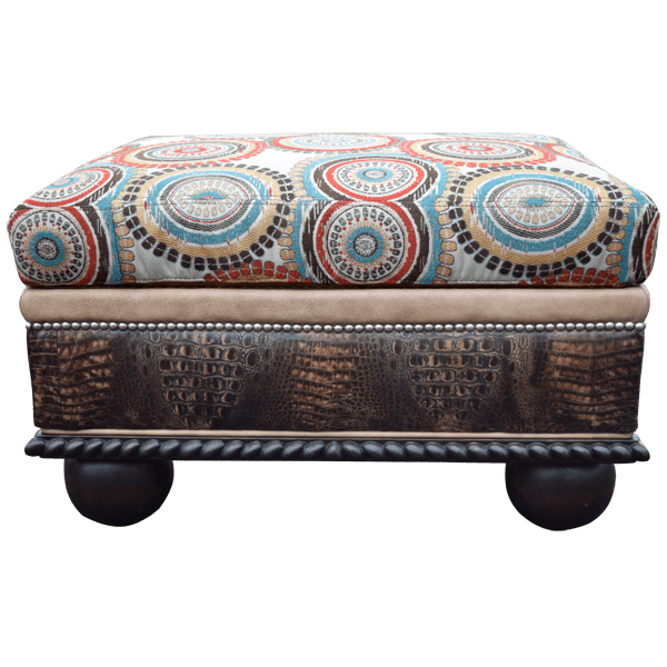 Ottoman  otm41b-1 - Jorge Kurczyn Furniture