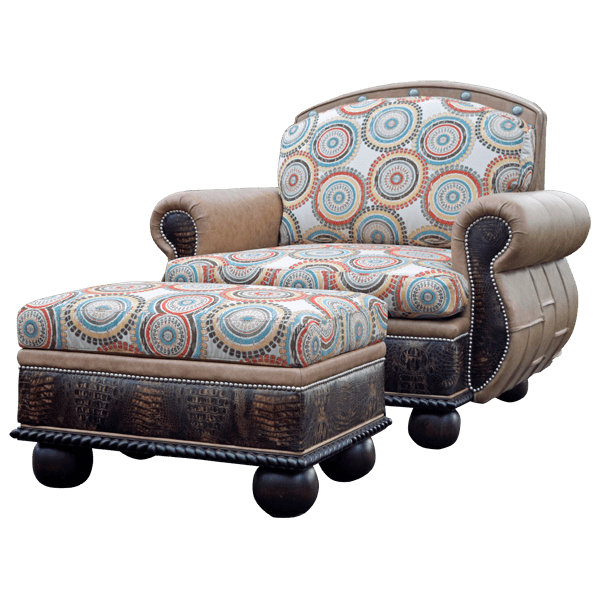 Ottoman  otm41b-5 - Jorge Kurczyn Furniture
