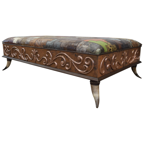 Ottoman  otm43-3 - Jorge Kurczyn Furniture
