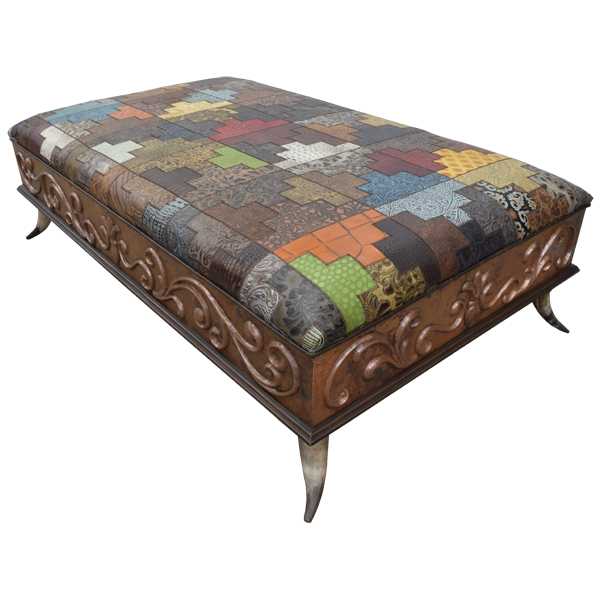 Ottoman  otm43-1 - Jorge Kurczyn Furniture