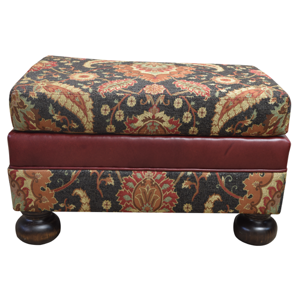 Ottoman  otm49-1 - Jorge Kurczyn Furniture