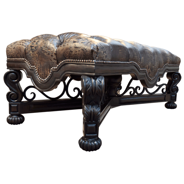 Ottoman  otm64-3 - Jorge Kurczyn Furniture