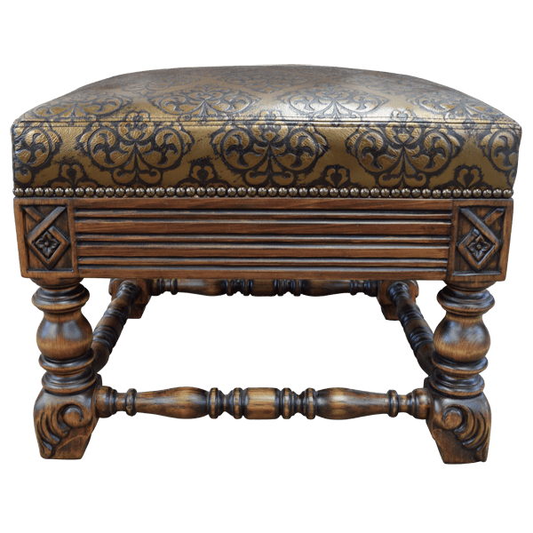 Ottoman  otm70-1 - Jorge Kurczyn Furniture