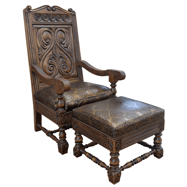 Ottoman  otm70-4 - Jorge Kurczyn Furniture