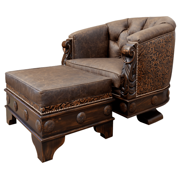 Ottoman  otm83-3 - Jorge Kurczyn Furniture