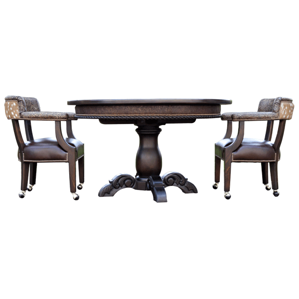 Game Table  pktbl01-4 - Jorge Kurczyn Furniture