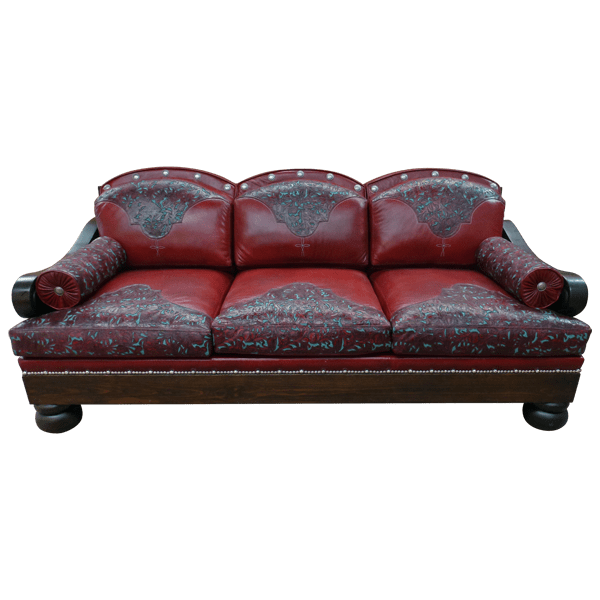 Sofa La matriarca Roja sofa02a-1 - Jorge Kurczyn Furniture