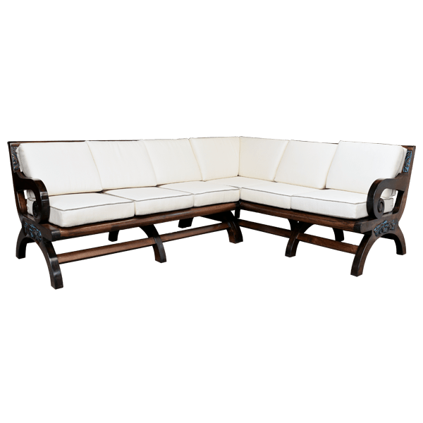 Sofa Esquina de Rosa 2 sofa31a-1 - Jorge Kurczyn Furniture