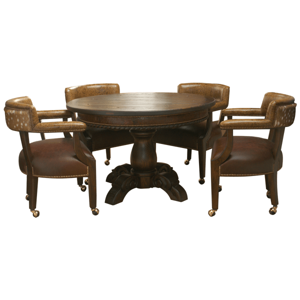 Game Table San Francisco 2 tbl01a-4 - Jorge Kurczyn Furniture
