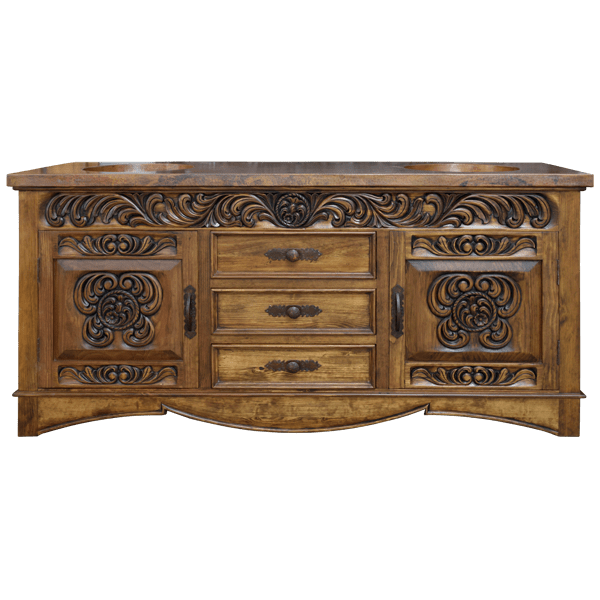 Vanity Zoila precious Metal vnt03-1 - Jorge Kurczyn Furniture