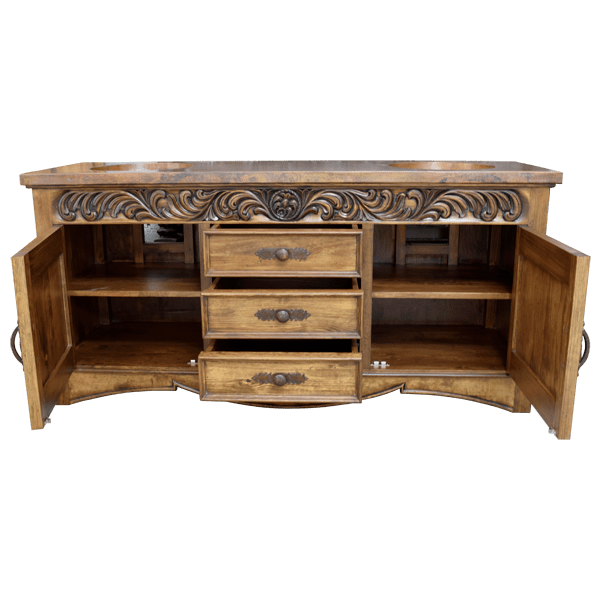 Vanity Zoila precious Metal vnt03-2 - Jorge Kurczyn Furniture