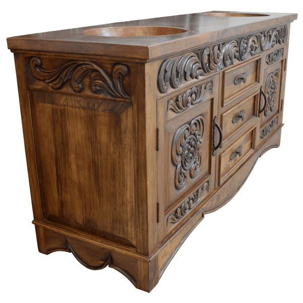 Vanity Zoila precious Metal vnt03-3 - Jorge Kurczyn Furniture