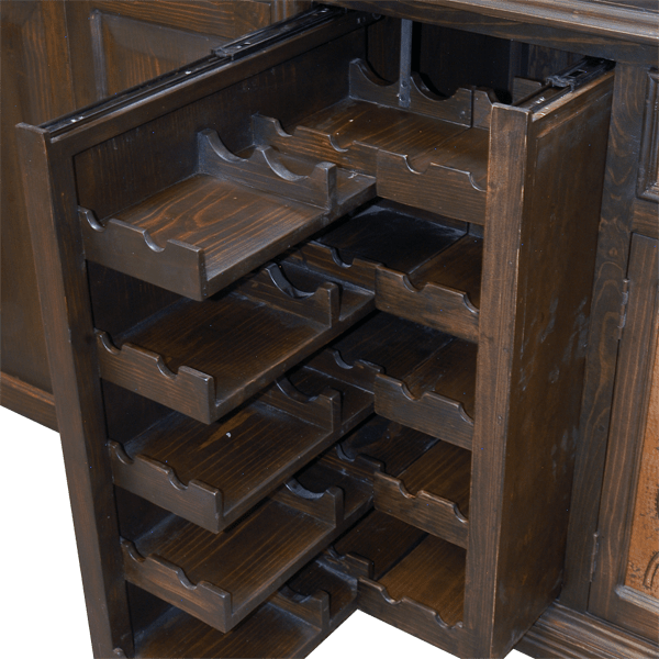 Wine Cabinet  wcab10-4 - Jorge Kurczyn Furniture