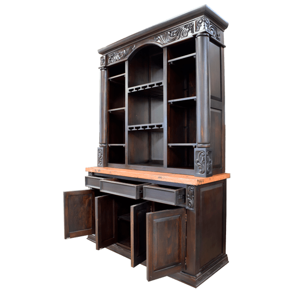 Wine Cabinet  wcab11-3 - Jorge Kurczyn Furniture