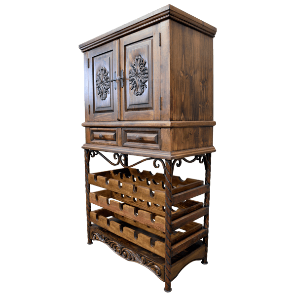 Wine Cabinet  wcab12-2 - Jorge Kurczyn Furniture