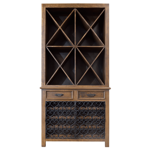 Wine Cabinet  wcab13-1 - Jorge Kurczyn Furniture