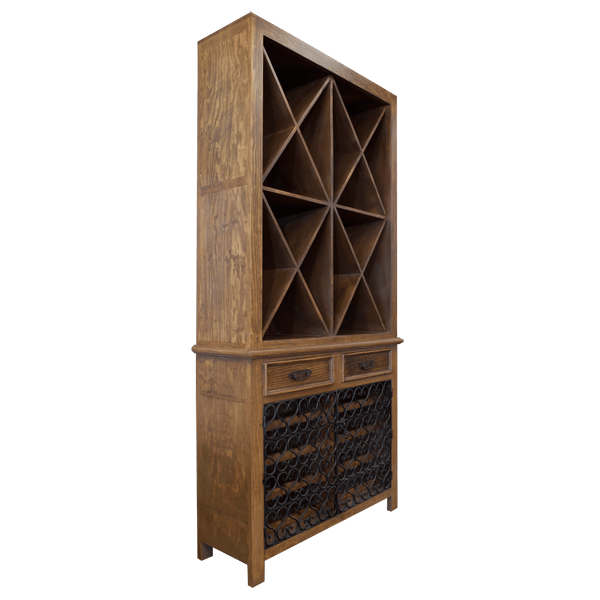Wine Cabinet  wcab13-3 - Jorge Kurczyn Furniture